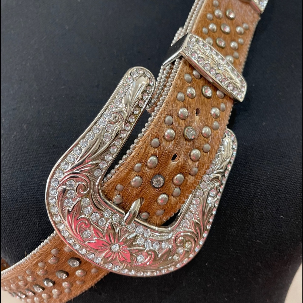 Rhinestone Western Belt